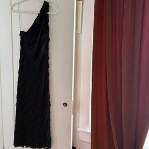 Anne Klein Black Textured Dress